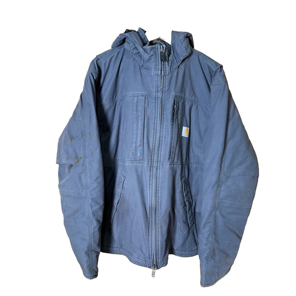 Carhartt Full Swing Men's Cryder Jacket XL Shadow Insulated Hood Workwear